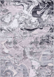 Solarius Modern Grunge Marbling Abstract Area Rugs Silver 120X170 Cm - thumbnail 5