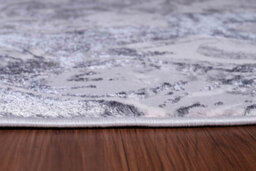 Solarius Modern Grunge Marbling Abstract Area Rugs Silver 120X170 Cm - thumbnail 2