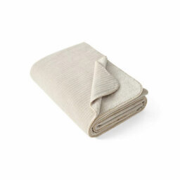Xample Casual Living Soft Chenille Throw Blanket, Cream, 127 X 178 Cm, Ultra-Soft Ribbed Chenille, Sherpa Reverse, Cozy Sofa Blanket - thumbnail 4