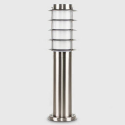 Valuelights Wharf 4 X Wharf Modern Silver Stainless Steel Outdoor Wired Ip44 Garden Post Lights - thumbnail 4