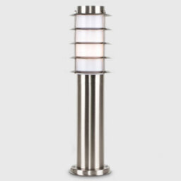 Valuelights Wharf 4 X Wharf Modern Silver Stainless Steel Outdoor Wired Ip44 Garden Post Lights - thumbnail 2