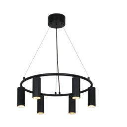 Nordlux Vico Aluminium Pendant Light Ribbed  Black,mains - thumbnail 2