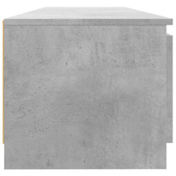 Vidaxl Tv Cabinet With Led Lights Concrete Grey 140X40X36 Cm - thumbnail 6