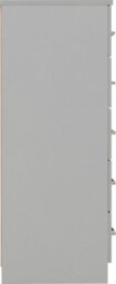 Seconique Dakota 5 Drawer Narrow Chest Of Drawers Light Grey - thumbnail 6