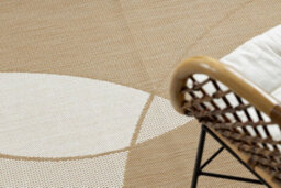 RugsX Flat 48982265 Sisal Carpet Geometric - Natural Beige Straw Color, String 200X290 Cm - thumbnail 5