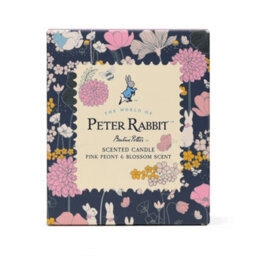 Peter Rabbit™ Pink Peony Blossom Scented Candle 1 Wick Wood Lid 30Hr Burn - thumbnail 6