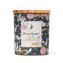 Peter Rabbit™ Pink Peony Blossom Scented Candle 1 Wick Wood Lid 30Hr Burn - thumbnail 4