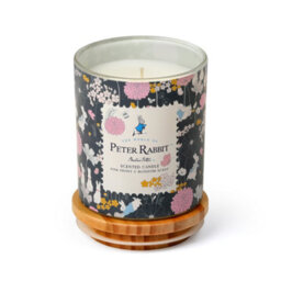 Peter Rabbit™ Pink Peony Blossom Scented Candle 1 Wick Wood Lid 30Hr Burn - thumbnail 3