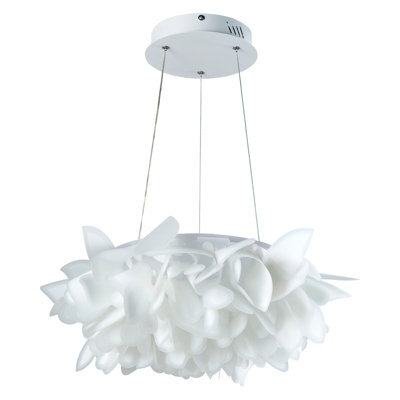 Thehotsale 53Cm Diameter White Dandelion-Inspired Design Fixture Ceiling Pendant Light - image 1