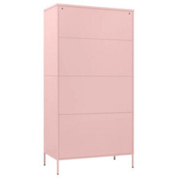 Walplus Wardrobe Pink 90X50X180 Cm Steel - thumbnail 5