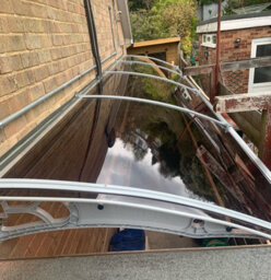 Canofix UK Canofix Door Canopy Pc 4000 Width X 1270 Projection (Grey Bracket - Bronze Sheet) - thumbnail 3
