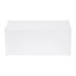 Thehotsale 12Pcs Waterproof Plastic Shoe Storage Box Stackable Box Rectangular In White - thumbnail 7
