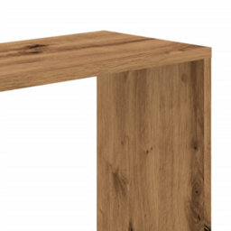 Berkfield Bookcase 5-Tier Artisian Oak 45X23.5X162.5 Cm Engineered Wood - thumbnail 6