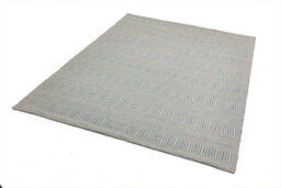 Teal Handmade Modern Wool Easy To Clean Geometric Rug For Dining Room Bedroom And Living Room-66 X 200Cm (Runner) - thumbnail 3