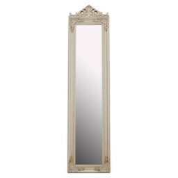 Orsina Sleek Champagne Floor Mirror Versatile Large Free Standing Mirror, Functional Full Length Floor Mirror - thumbnail 2
