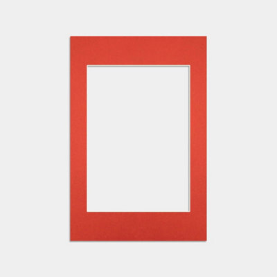 Ak Frames 60X40Cm Poppy Red Picture Mounts To Fit A3 Aperture Size - Mount Board Only (No Frame Included) - image 1
