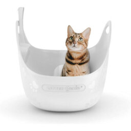 Litter Genie Cat Litter Box White With Scoop And Box Hood - thumbnail 2
