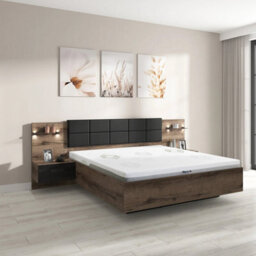 Heze Furniture Kassel Super King Size Bed With Bedside Tables 180A - thumbnail 7