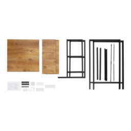 Washer And Dryer Storage Shelf 3 Tiers Clothes Drying Rack Floor Mount - thumbnail 3