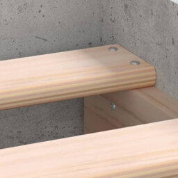 Berkfield Bed Frame With Headboard And Footboard Concrete Grey 100X200 Cm - thumbnail 9