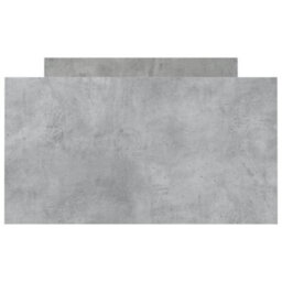 Berkfield Bed Frame With Headboard And Footboard Concrete Grey 100X200 Cm - thumbnail 6