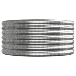 Berkfield Durable Garden Planter Powder-Coated Steel 224X80X36 Cm Silver - thumbnail 4