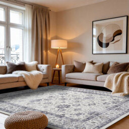 Bedlooms Serene Cashmere Rug 160X230Cm, Traditional Rug, Non Slip, Stain Resistant, Bed & Dining Room Rug - thumbnail 8