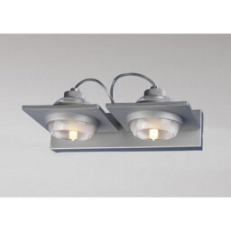 Luminosa Lighting Luminosa (0040 006) Ull Wall Lamp 2 Light G9 Silver Grey - thumbnail 2