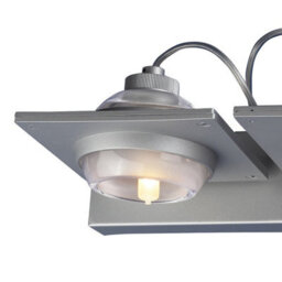 Luminosa Lighting Luminosa (0040 006) Ull Wall Lamp 2 Light G9 Silver Grey - thumbnail 3