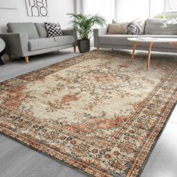 Ameha Extra Large Cashmere Rugs Non Slip Hallway Master Area Living Room Bedroom Carpet- (Timeless, 240 X 320 Cm) - thumbnail 2
