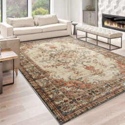 Ameha Extra Large Cashmere Rugs Non Slip Hallway Master Area Living Room Bedroom Carpet- (Timeless, 240 X 320 Cm) - thumbnail 6