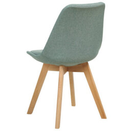 Beliani Set Of 2 Dining Chairs Dakota Ii Fabric Mint Green - thumbnail 6