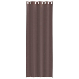 Berkfield Voile Curtains With Grommets 2 Pcs Brown 140X260 Cm - thumbnail 4
