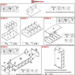 Highdecora Wine Rack Cabinet Base Or Wall Unit Diy Assembly Made With 18mm Mfc ( Platinum White) - thumbnail 8