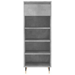 Walplus Shoe Cabinet Concrete Grey 40X36X105 Cm Engineered Wood - thumbnail 5