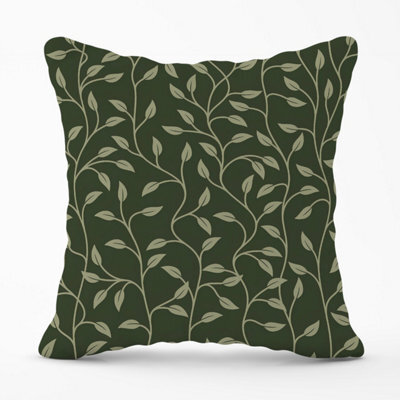 Warren Reed Designer Green Shrub With Leaves Outdoor Cushion 45Cm X 45Cm - image 1