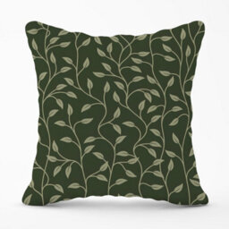 Warren Reed Designer Green Shrub With Leaves Outdoor Cushion 45Cm X 45Cm - thumbnail 1