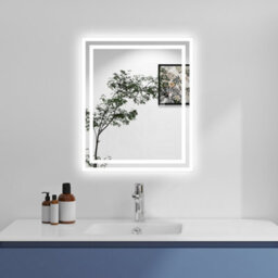Probaty Bathrooms Bathroom Illuminated Led Mirror With Anti-Fog 600X500mm,backlit Wall Vanity Mirror,touch Sensor Switch,memory Function,ip44 - thumbnail 3