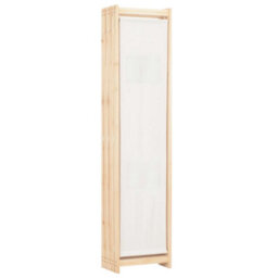 Berkfield 6-Panel Room Divider Cream 240X170X4 Cm Fabric - thumbnail 4