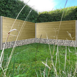 Premier Garden Supplies Ultimate T&g Wooden Fence Panel 6Ft X 3Ft (3 Pack) Vertical Boards Heavy-Duty Pressure Treated Fencing - thumbnail 6
