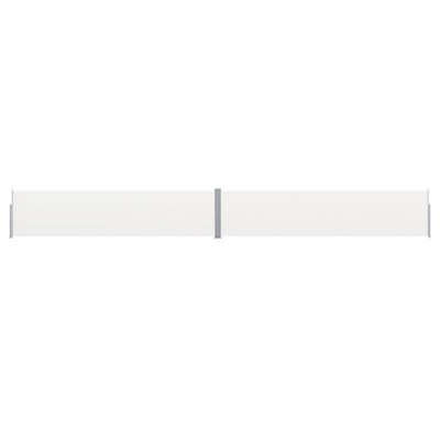 Berkfield Patio Retractable Side Awning 170X1200 Cm Cream - image 1