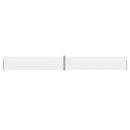 Berkfield Patio Retractable Side Awning 170X1200 Cm Cream - thumbnail 1