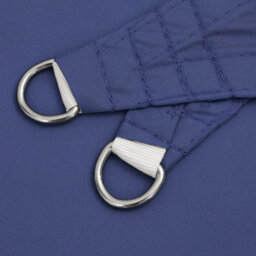 Berkfield Sunshade Sail Oxford Fabric Square 3X3 M Blue - thumbnail 5