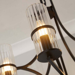 Pagazzi Lighting Pagazzi Davina 5 Light Black Pendant Chandelier - thumbnail 3