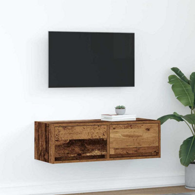 Berkfield Tv Cabinet Old Wood 80X31X25.5 Cm Engineered Wood - image 1