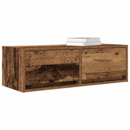 Berkfield Tv Cabinet Old Wood 80X31X25.5 Cm Engineered Wood - thumbnail 4