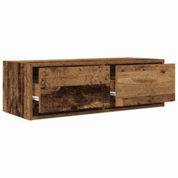 Berkfield Tv Cabinet Old Wood 80X31X25.5 Cm Engineered Wood - thumbnail 5