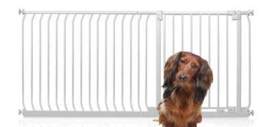 Bettacare Elite Pressure Dog Gate, 171Cm - 180Cm, Matt White, Pressure Fit Pet Gate For Dog And Puppy - image 1