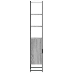 Berkfield Bathroom Cabinet Grey Sonoma 33X33X185.5 Cm Engineered Wood - thumbnail 7