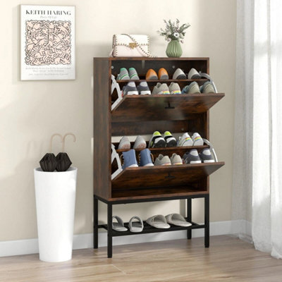 Shoe Storage Cabinet Entryway Freestanding Shoe Organizer - image 1